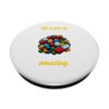 Funny Build Something Amazing Building Blocks Brick Lover PopSockets Standard PopGrip