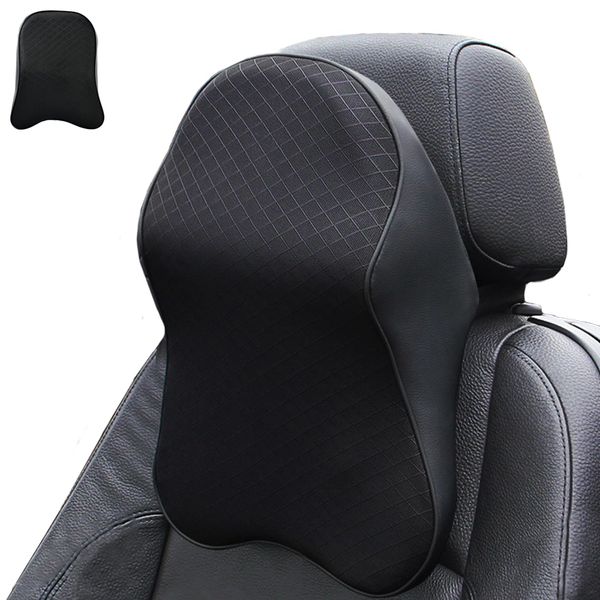 Auspicious House Neck Pad, Car Headrest, Neck Cushion, Neck Pillow, Neck Pillow, Cervical Spine Support, Car Cushion, In Headrest, Neck Pillow, For Car Use, Memory Foam, Neck Support Pad, Breathable,