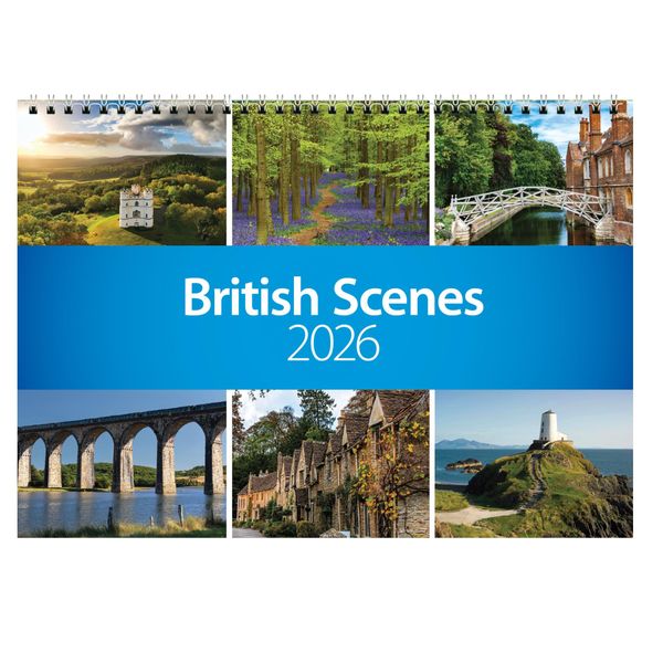 2026 British Scenes Wall Calendar - CL03