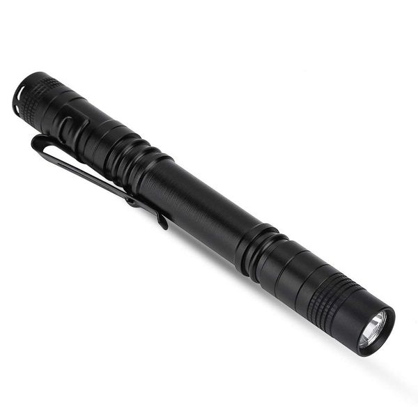 Tbest 2pcs 478 Lumens Ultra Bright Mini Pocket Pen Light,Tactical Flashlight,Torch Flashlight with Clip for Medical Doctor Nurse Students Powered by 2 x AAA Battery Ultra Bright(Battery not Included)