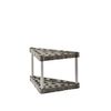 Rubbermaid Plastic Garage Corner Tool Tower Rack, Easy to Assemble, Organizes up to 30 Long-Handled Tools/Rakes/ Brooms/Shovles for Home/House/Outdoor/Sheds