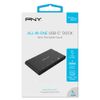 PNY 9 in 1 Mini Portable USB-C Power Hub, Black