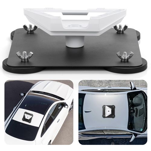 Starlink Mini Car Roof Mount, Starlink Mini Magnetic Mounting Kit for for RVs, Vans, Boat, Yachts, Trucks, Quick Release, Aluminum Alloy