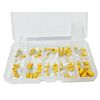 DollaTek 10Values 16V 1uF~100uF Tantalum Capacitor Assorted kit with Plastic Box - 100PCS