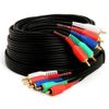 PTC 25FT Premium GOLD Series Component/Composite 5-RCA M/M Cable
