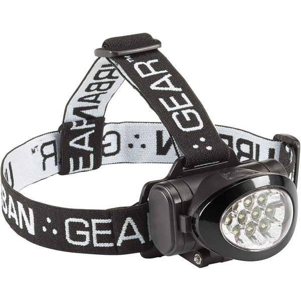 Lewis N. Clark Urban Gear 10 LED Headlamp Flashlight Super Bright Head Lamp for Running, Camping, Hiking, Climbing, Fishing, Hunting, Jogging, 35 Lumens Headlight for Adults & Kids, Silver