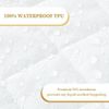 Quilted Fitted King Mattress Pad Cover, Waterproof Mattress Protector, Deep