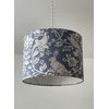 China Blue Woodland Hare Pheasant Drum Lampshade