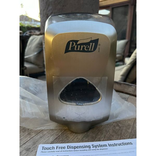 PURELL TFX TOUCH FREE HAND SANITIZER DISPENSER -NICKEL FINISH