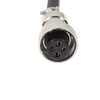 Sourcingmap GX12 4 Pins Double Female Head Aviation Socket Connector Electrical Cable 2m