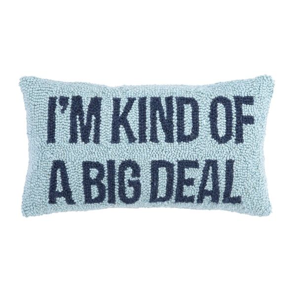 Peking Handicraft Big Deal Hook, 9x16 Throw Pillow