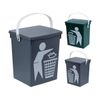 5 FIVE Bin 5 Litres Assorted Colours 235 x 180 x 165 mm