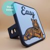 Easy Tiger Trailer Hitch Cover. Fits 2 inch Receiver.