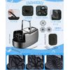 Bubbles Electric Bubble Machine, Automatic Bubble Machine, Bubble Machine, USB or External Battery Powered, Suitable for Outdoor Activities, Picnics, Parties, Weddings, etc. (Black)