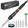 Preciva 135W Adjustable Temperature Soldering Iron kit and Fast Heating Cerami