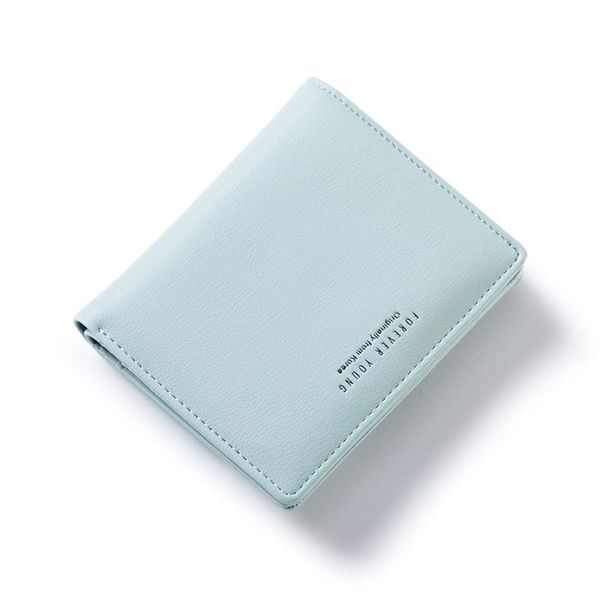 AnnabelZ Women Wallet Small Bifold Soft Leather Pocket Wallet Ladies Mini Short Purse with Removable Card Slot(Light Green)