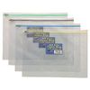 12 x A4 Plastic Zippy Bags Strong Clear File Storage Document, Craft Files
