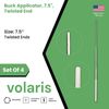 Set of 4 Buck Applicators, 7.5", Twisted End