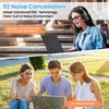 Trucker Bluetooth Headset Wireless 5.2 With Noise Cancelling Mic For Phones PC