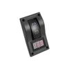 Battery Test Panel Rocker Switch, LED Backlight Battery Test Panel Rocker Switch Voltmeter 12V DC for Car Boat Marine