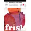 Frisk A4 Watercolour Paper Pad, White