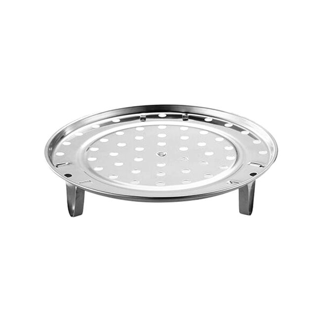 LIFEPUMP Steaming Plate, Steamer for Pots, Stainless Steel, Height 1.8 inches (4.5 cm), Steaming Plate (Diameter 7.1 inches (18 cm)