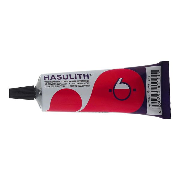 Hasulith Multipurpose Adhesive of Rhinestone glue Jewelry glue Craft glue for rhinestones, glass, metal, leather, wood and hard plastic, 1 Pieces (31 Millilitre)