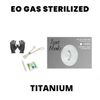 Sterilized Piercing Kit Titanium Barbell Eyebrow Ring 16G Forceps Needle Gloves