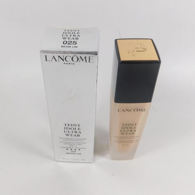 Lancome Teint Idole Ultra Wear 24H WEAR & CONFORT  #025 BEIGE LIN 30ml *NEW*