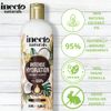 Inecto Natural Coconut Shampoo 500ml, Super-Creamy Infused with Pure Organic Coconut Oil, Silky Smooth Relief, Hydrated Hair