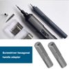 ECSiNG 2pcs Manual/Electric Screwdriver Bit Adapter Screwdriver Hexagonal Handle Adapter Precision Bit Adapter 6.35mm 1/4" Insert Bit Adapter to 4mm