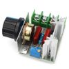 AITRIP 2pcs 25A PWM AC Motor Speed Control Controller 2000W Adjustable Voltage Regulator 50-220V (2PCS)