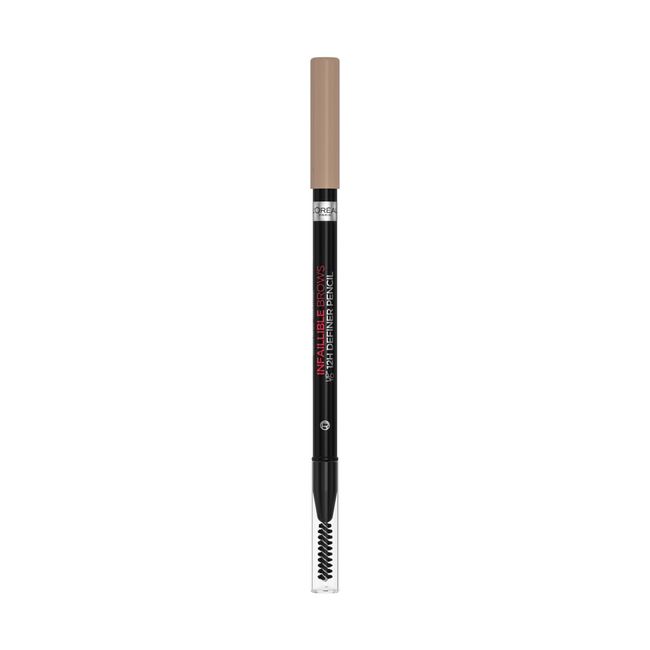 L’Oréal Paris Infaillible Brows 12H Brow Definer Pencil 7.0 Blonde mükemmel şekillendirilmiş ve hassas tanımlanmış kaşlar için, 1 ml