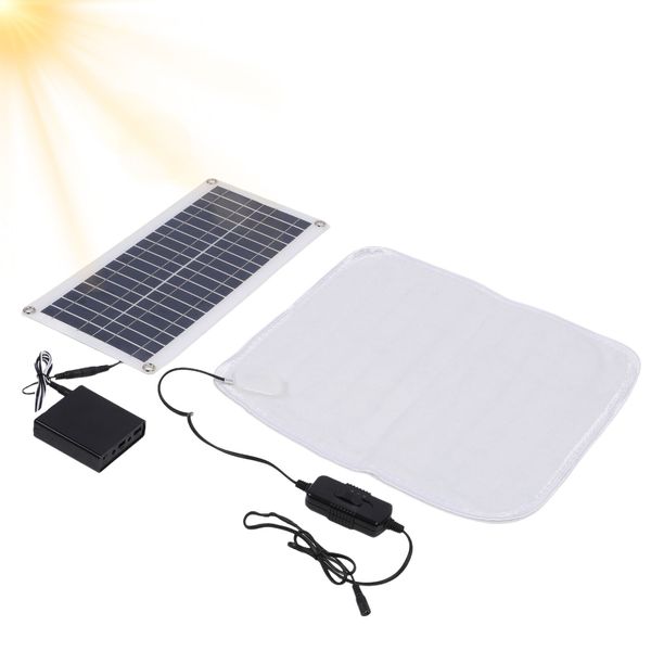 Solar Powered Pet Heating Pad 100w Warming Cat Bed Adjustable Warming Cat cozy