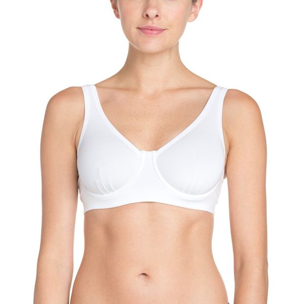 Natori Women's Performance Sport Convertible Underwire 731439 White Sports Bra 34DD