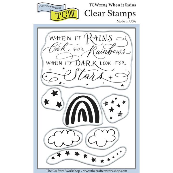 When it Rains 4x6 Stamp Set