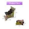 Saim Table Leg Folding Brackets, 4 PCS Foldable self Locking Hinge 90 Degrees Folding Hinge Bracket Lock for Table Legs, Bed Leg, Workbench (Double Positive Brake)