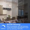Daylight 5000K Dimmable Led Chandelier Light Bulbs B10 Candle Shape 8 Pack