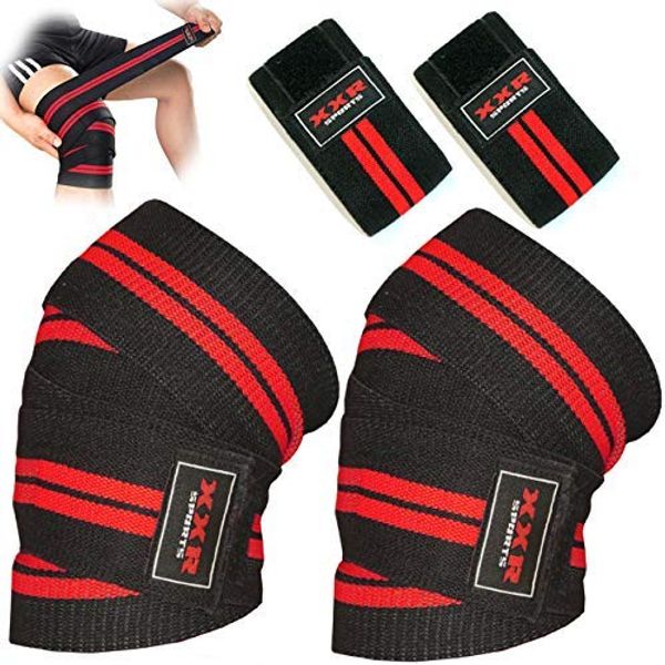 ZOR Power Weight Lifting Knee Wraps Lifter Lifting Wraps 74