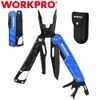 WORKPRO Multitool-11 in 1 Multitool Pliers w/Pocket Clip Sheath-EDC Multi Knives