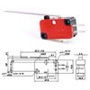 CESFONJER 8 PCS V-153-1C25 Micro Limit Switch Long Hinge Roller Momentary Cherry Push Button SPDT Snap Action, Ideal for Appliances, Electronics