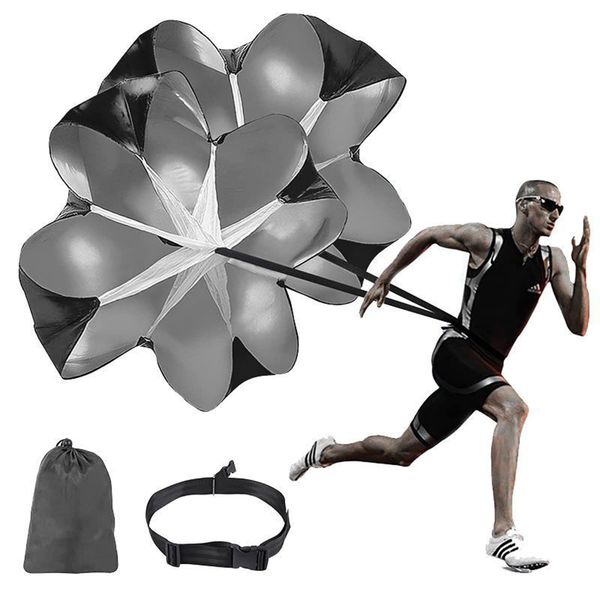 Dgwerko Running Speed Training Football Parachute - 56" Running Parachute for Speed Soccer Training Fitness Explosive Power Training