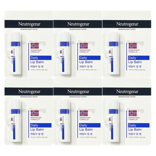 Neutrogena daily lip balm 4g 6 packs / lip care lip protector