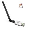 Class 1 Long Range Bluetooth Adapter for PC, QGOO USB Bluetooth Adapter for PC 5.3+EDR, Dongle Receiver Support Windows10/8.1/8/7（white-059）