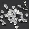 500pcs Women Clear Earring Catch Safety Rubber Piercing Posts Piercing Pads