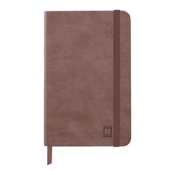 Rhodia cf117062 Notebook Diary A6 Weekly Left Type Web Planner Weekly Horizontal Chocolat