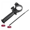 sourcing map Plastic Adjustable Side Front Auxiliary Hammer Handle for 13A Impact Drill, 41-44mm Clamping Range with Scale Depth Ruler