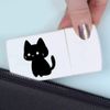 'Minimalist Cat Sitting' Pill Box with Tablet Splitter (PI00031593)
