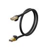 Baseus Network Cable High Speed (CAT7) or RJ45 (round cable) 10Gbps, 0.5m Black (WKJS010001)