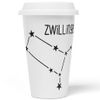 JUNIWORDS To-Go 1003782 Mug with Lid Constellation Twins